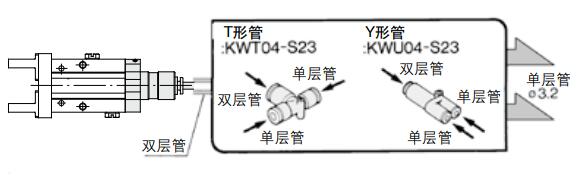 高温夹爪气缸双层换单层